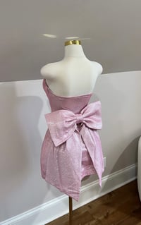 Image 3 of Athena bow mini dress