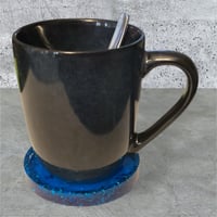 Image 2 of Blue Glitter Coaster