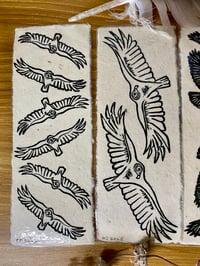 Image 2 of Raptor Book Mark Set of 4 Laminated 