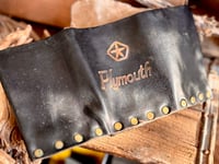 Image 2 of Original Tom Fugle Plymouth Trifold Leather Wallet 