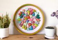 Image 2 of Kaleidoscope - Hand Cut Heart Collage