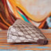Image of Vtg Gucci Brown Monogram Clutch/Toiletry Bag