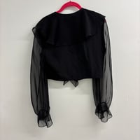 Image 3 of cropped vintage blouse
