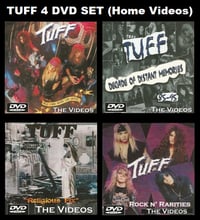 Image 1 of TUFF Home DVD 4-pak, ALL factory DVDs, with inserts, See images for all info.