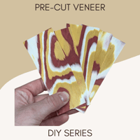 Image of "Burst" Pre-Cut Veneer 5-pack