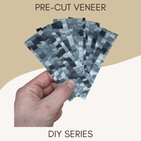 Image of "Shadow Pixel" Pre-Cut Veneer 5-pack