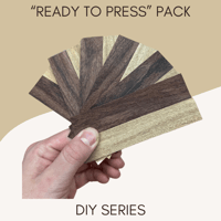 Image of Two-Tone Split Ply Pre-Cut Veneer 5-pack