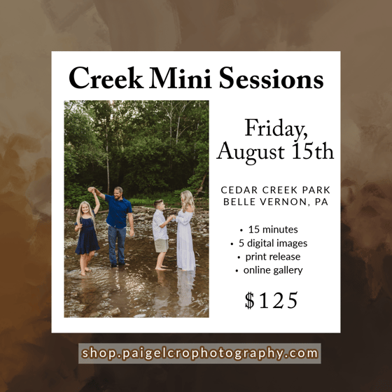 Image of Creek Mini Session