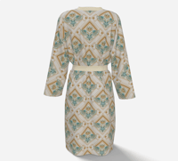 Image 2 of Peignoir Robe - Art Deco Owl 