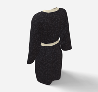 Image 2 of Peignoir Robe - Starling Constellations