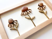Image 3 of Coneflowers 2 - Handmade Wood Art