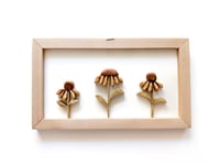 Image 1 of Coneflowers 1 - Handmade Wood Art