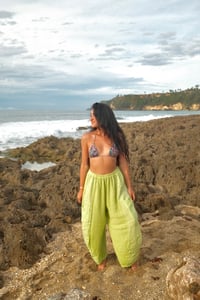 Image 1 of Lime Boho Pants