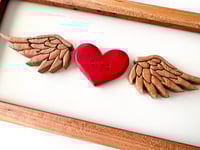 Image 2 of Angel Wings - Semi-Customizable Handmade Wood Art
