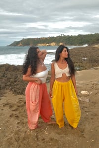 Image 3 of Coral Boho Pants