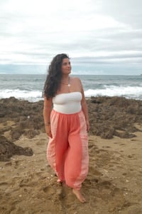 Image 4 of Coral Boho Pants
