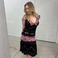 Image 1 of floral betsey johnson dress