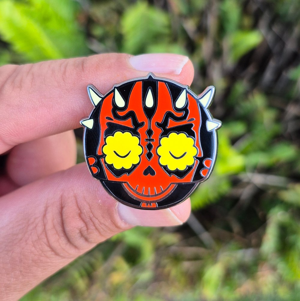 Darth Maul Calaverita Enamel Pin
