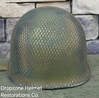 Image 7 of  M2 D-bale 517th PRCT Airborne Helmet Paratrooper (Display Helmet)