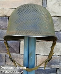 Image 5 of  M2 D-bale 517th PRCT Airborne Helmet Paratrooper (Display Helmet)