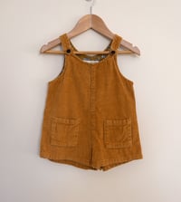 Image 1 of Zara corduroy overalls sz 12-18m