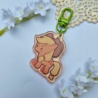 Image 2 of apple jack ❄️ glitter epoxy charm