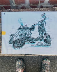 Image 4 of KITT X VESPA HOUSE T-SHIRT