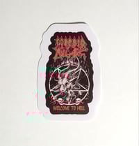 Image 1 of Morbid Angel Welcome To Hell Matte Vinyl Sticker