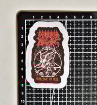 Image 2 of Morbid Angel Welcome To Hell Matte Vinyl Sticker