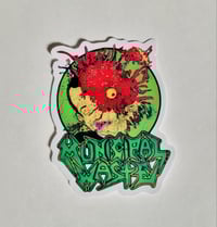 Image 1 of Municipal Waste Head Explosion Matte Vinyl Sticker