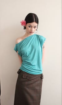 Image 2 of Asymmetrical T- yellow