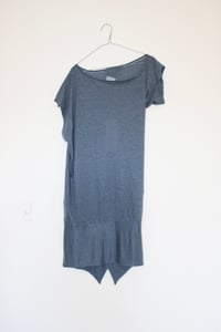 Image 1 of Asymmetrical dress- blue