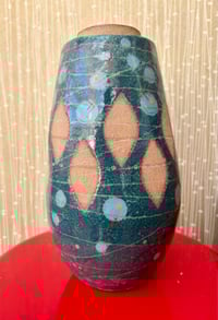Image 2 of Teal & Pink Vase