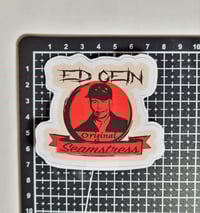 Image 2 of Ed Gein Original Seamstress Matte Vinyl Sticker