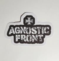 Image 1 of Agnostic Front Matte Vinyl Sticker