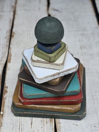 Image 1 of Wooden shape stacker color