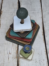 Image 2 of Wooden shape stacker color