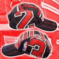 Image 2 of Mitchell & Ness 'BULLS' 4 Panel hat