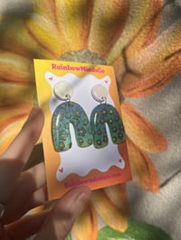 Image 3 of Midnight garden arch earrings 