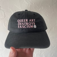 Image 5 of QUEER ART DESTROYS FASCISM HAT