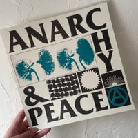 ANARCHY & PEACE large square riso print