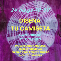 Image 1 of DISEÑA TU CAMISETA CON SHIBORI - Para peques y adultos 