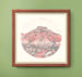 Image of Yorkshire Three Peaks circular Silkscreen Landscape Prints