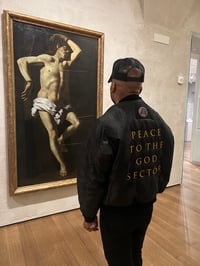 Image 3 of Peace to the God Sector | Embroidered Bomber Jacket | Limited Availability