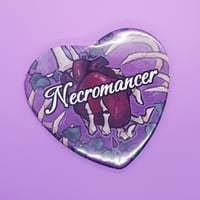 Necromancer Przypinka Serce