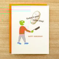 Image 1 of Latke Hanukkah Card