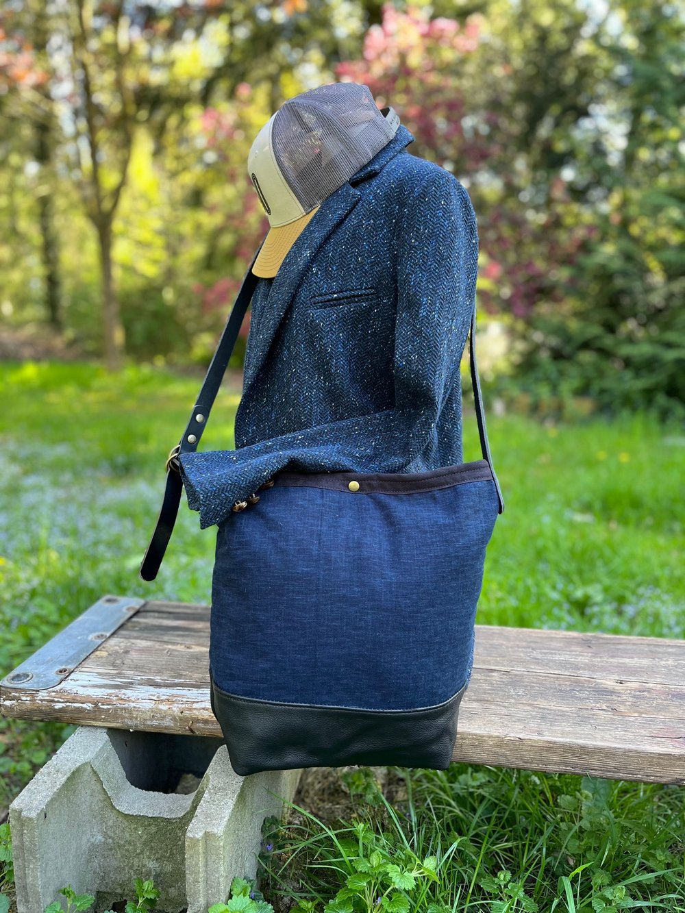 Image of Bucket Bag Indigo