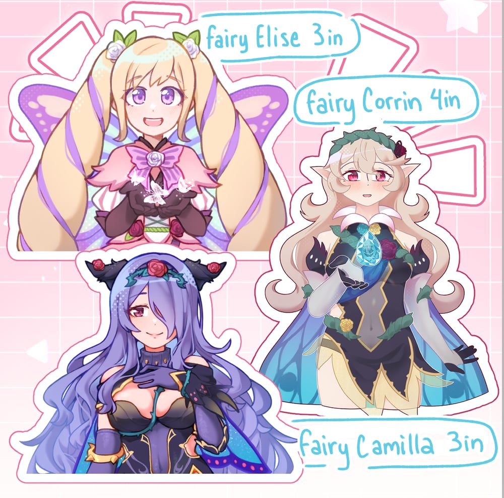 Image of Fairy Stickers by Robin and Rocky