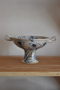 Image 2 of Wood Anemone Pedestal Bowl