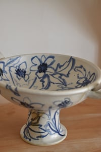 Image 4 of Wood Anemone Pedestal Bowl